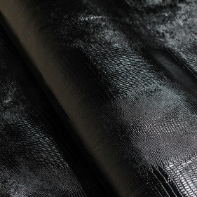 Кожа Ящерица черный