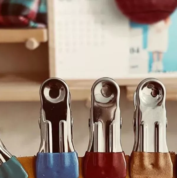 Кожа Зажим для кожи, прищепка для шитья, нержавеющая сталь, 5 шт.